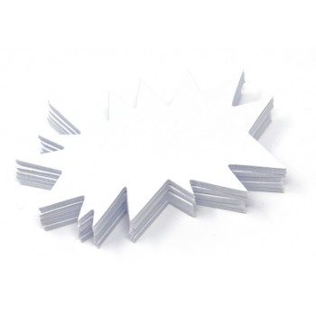 Flash - 50 Segnaprezzi Cartoncino - Bianco