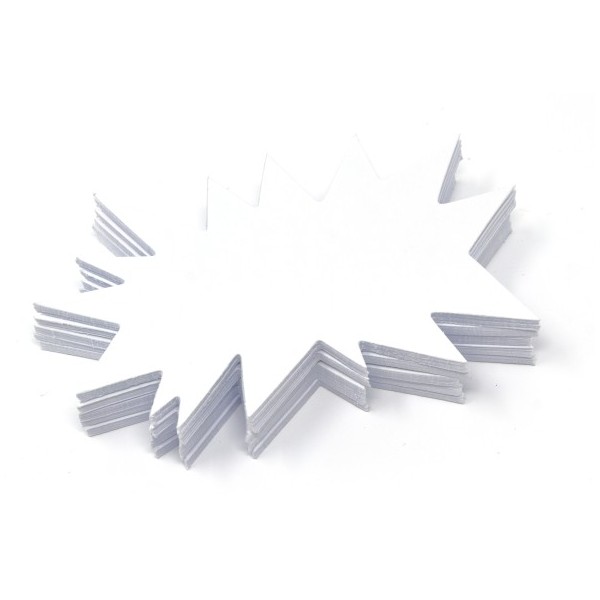 Flash - 50 Segnaprezzi Cartoncino - Bianco