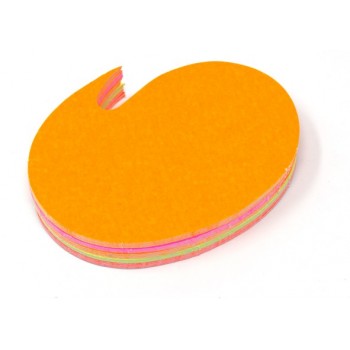 Goccia - 50 Segnaprezzi - Fluo Assortiti