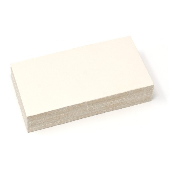 Rettangolo 9X5 - 50 Segnaprezzi Cartoncino - Avorio