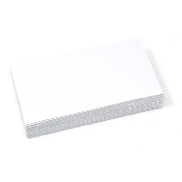 Rettangolo 9X5 - 50 Segnaprezzi Cartoncino - Bianco