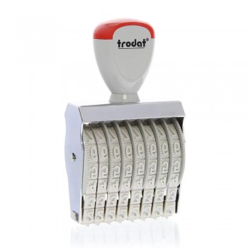 Timbro numeratore manuale 8 colonne 7 mm