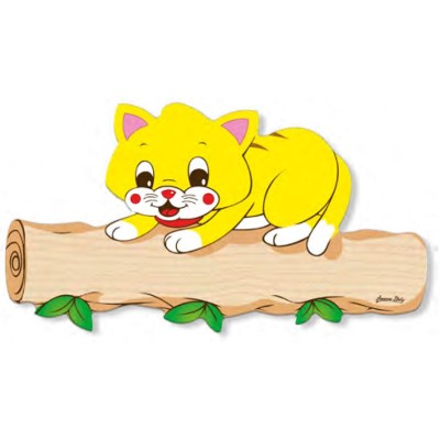 Targa personalizzabile Gatto misura circa 21x17