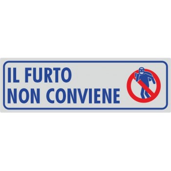 Il Furto Non Conviene Argento - 1 Etichetta