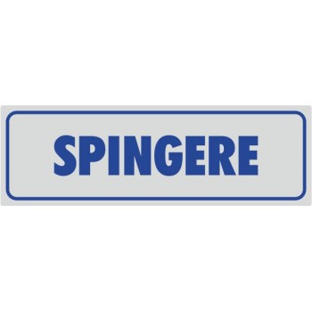 Spingere Argento - 1 Etichetta