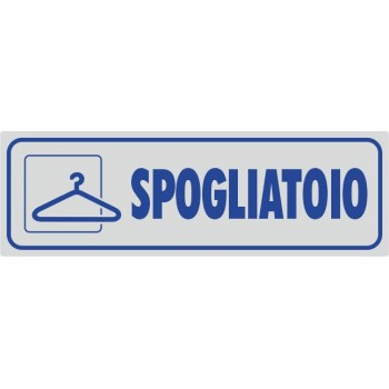 Spogliatoio - 1 Etichetta