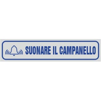 Suonare il campanello 9x1,5 - 1 Etichetta