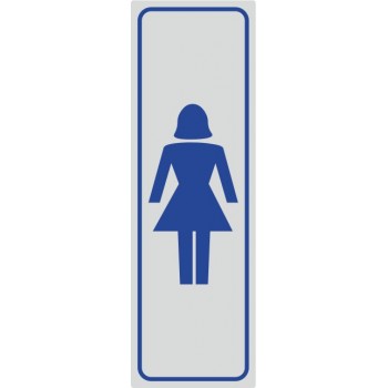 Toilette Simbolo Donna - 1 Etichetta