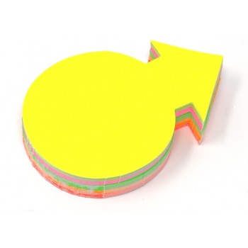 Freccia - 50 segnaprezzi in cartoncino fluo colori assortiti