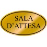 Etichetta resinata Sala D'Attesa