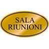 Etichetta resinata Sala Riunioni