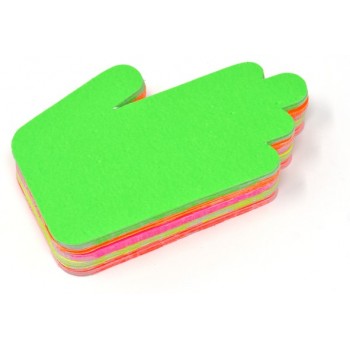 Mano - 50 Segnaprezzi - Fluo Assortiti