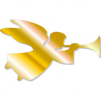 Angelo con tromba oro - 5 angeli