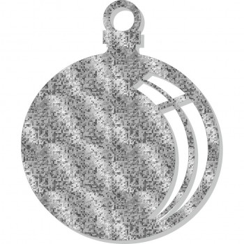 Bocce Brillanti Argento - 4 bocce