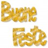 Buone Feste Mini Brill/Oro - 3 scritte