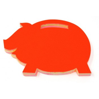 Maialino - 50 Segnaprezzi – Fluo Assortiti