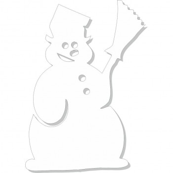 Pupazzo Neve - 4 pupazzi