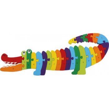 Puzzle «Coccodrillo ABC», ca. 54 x 21 x 1,5 cm