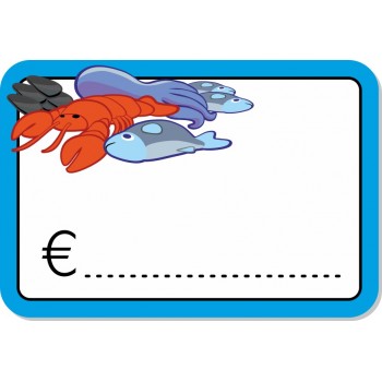 Pesce - Rettangolo 10X7 - 10 Pezzi