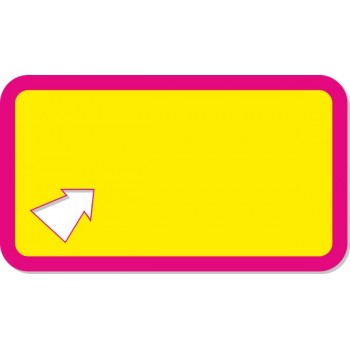 Rettangolo Con Freccia Midi cm 16x9 - 10 Pezzi