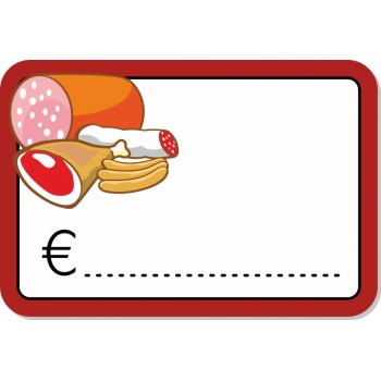 Salumi - Rettangolo 10X7 - 10 Pezzi