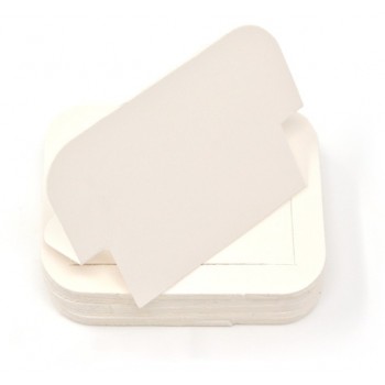 Rettangolo Autoportante - 50 Segnaprezzi - Avorio