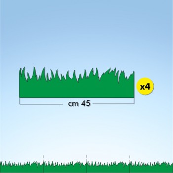 Vetrofania primavera prato, misura cm. 180x15