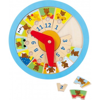 Impara l´ora «Piccolo orso», alto: 2 cm, Ø: 27 cm